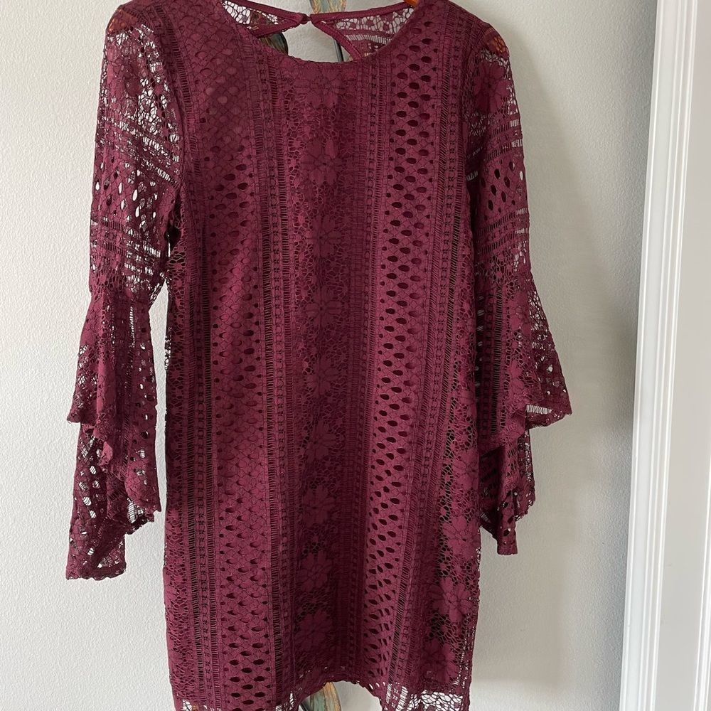 NWT - Altar’d State Burgundy Dress - Size M